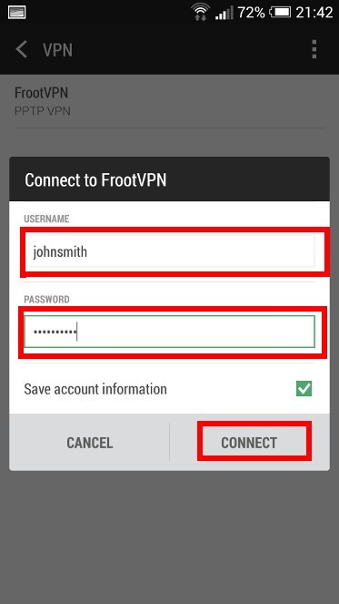 gateprotect vpn pptp on android